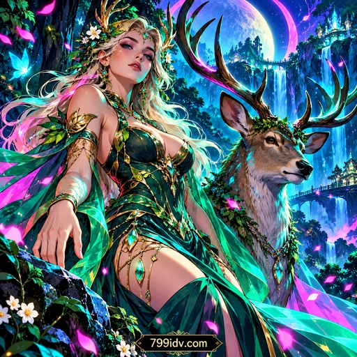 Ilustrasi fantasi 799id — neon grafis — 799idv.com